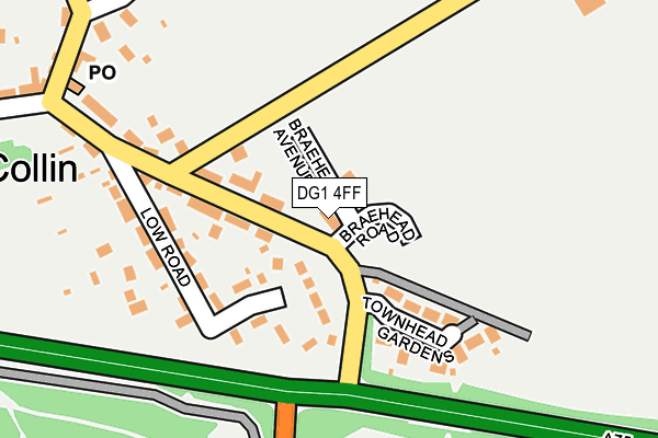 DG1 4FF map - OS OpenMap – Local (Ordnance Survey)
