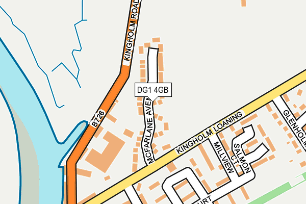 DG1 4GB map - OS OpenMap – Local (Ordnance Survey)