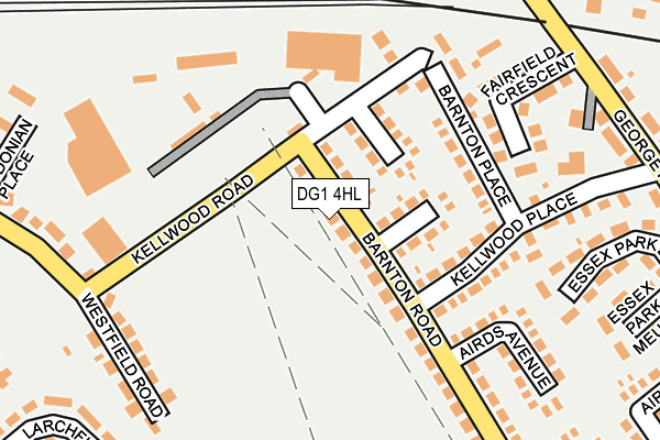 DG1 4HL map - OS OpenMap – Local (Ordnance Survey)