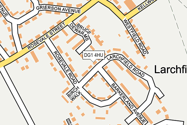 DG1 4HU map - OS OpenMap – Local (Ordnance Survey)