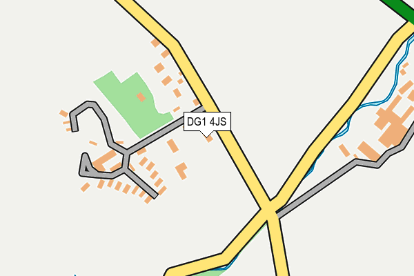 DG1 4JS map - OS OpenMap – Local (Ordnance Survey)