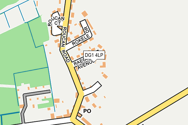 DG1 4LP map - OS OpenMap – Local (Ordnance Survey)