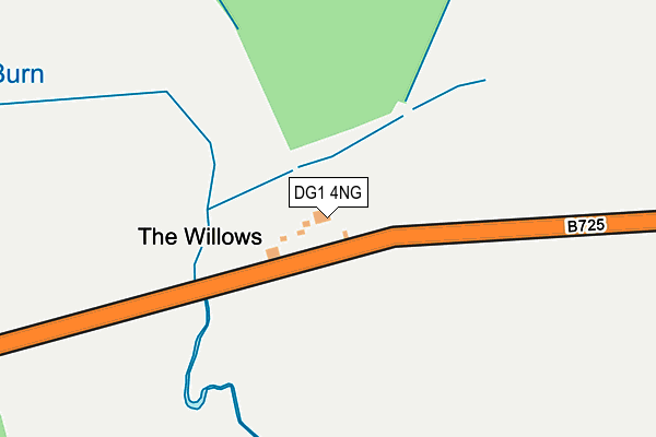 DG1 4NG map - OS OpenMap – Local (Ordnance Survey)