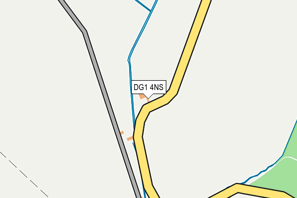 DG1 4NS map - OS OpenMap – Local (Ordnance Survey)