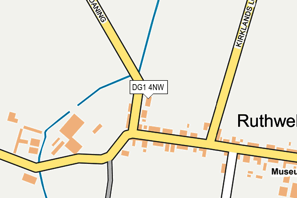 DG1 4NW map - OS OpenMap – Local (Ordnance Survey)