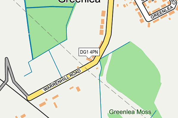 DG1 4PN map - OS OpenMap – Local (Ordnance Survey)