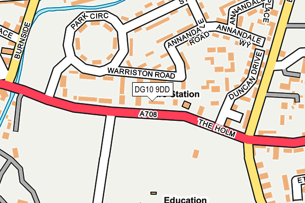 DG10 9DD map - OS OpenMap – Local (Ordnance Survey)