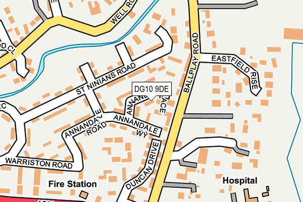 Map of ANDERSON FENCING LIMITED at local scale