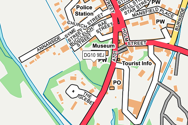 DG10 9EJ map - OS OpenMap – Local (Ordnance Survey)