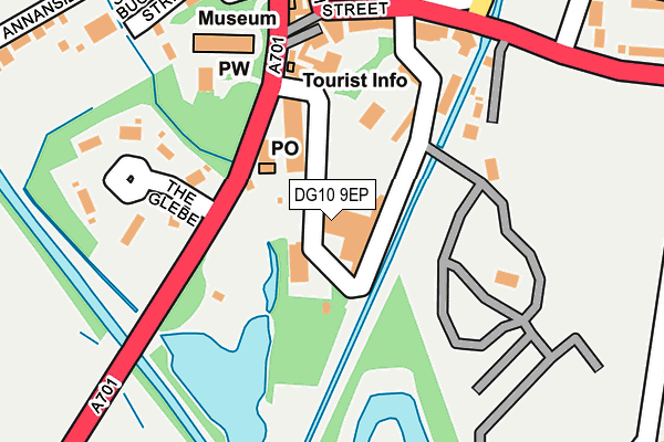 DG10 9EP map - OS OpenMap – Local (Ordnance Survey)