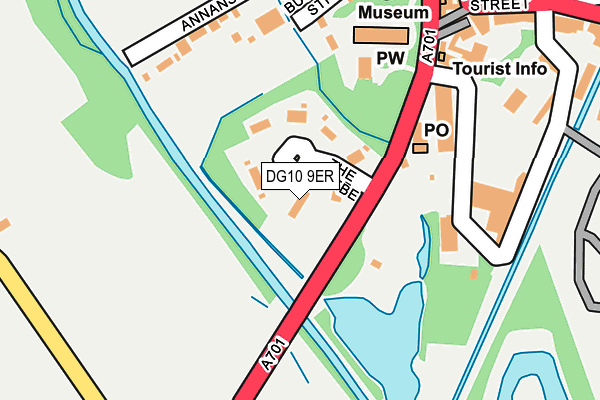 DG10 9ER map - OS OpenMap – Local (Ordnance Survey)