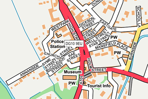 DG10 9EU map - OS OpenMap – Local (Ordnance Survey)