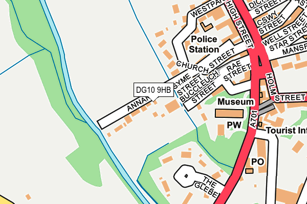DG10 9HB map - OS OpenMap – Local (Ordnance Survey)