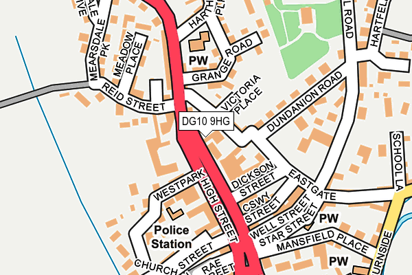 DG10 9HG map - OS OpenMap – Local (Ordnance Survey)