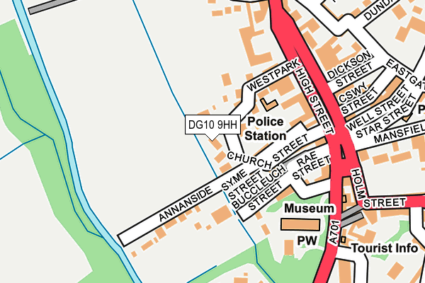 DG10 9HH map - OS OpenMap – Local (Ordnance Survey)