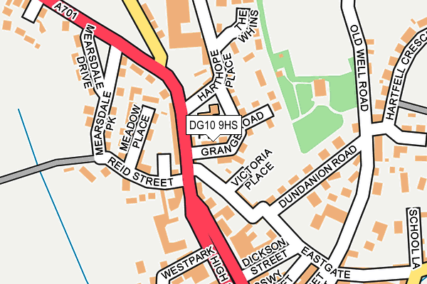 DG10 9HS map - OS OpenMap – Local (Ordnance Survey)