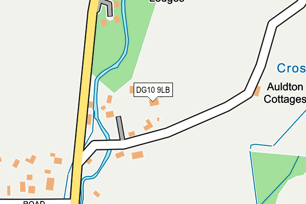 DG10 9LB map - OS OpenMap – Local (Ordnance Survey)