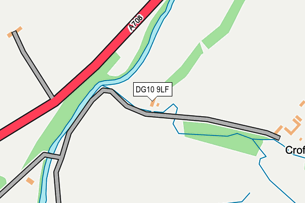 DG10 9LF map - OS OpenMap – Local (Ordnance Survey)