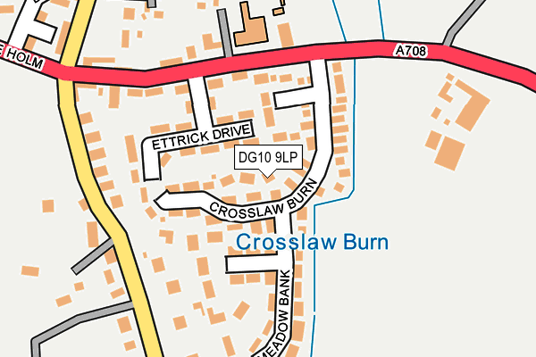 DG10 9LP map - OS OpenMap – Local (Ordnance Survey)