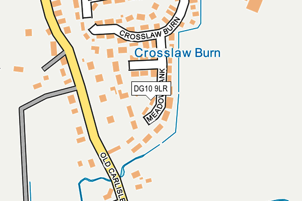 DG10 9LR map - OS OpenMap – Local (Ordnance Survey)