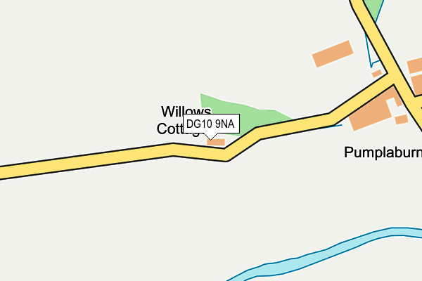 DG10 9NA map - OS OpenMap – Local (Ordnance Survey)