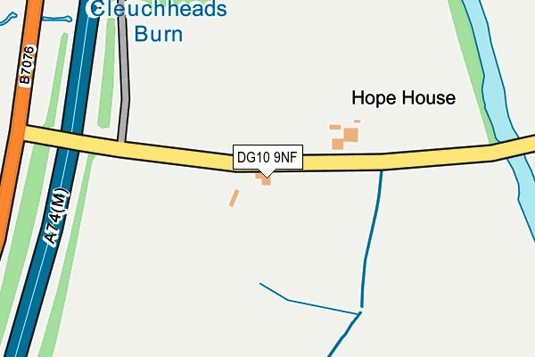 DG10 9NF map - OS OpenMap – Local (Ordnance Survey)