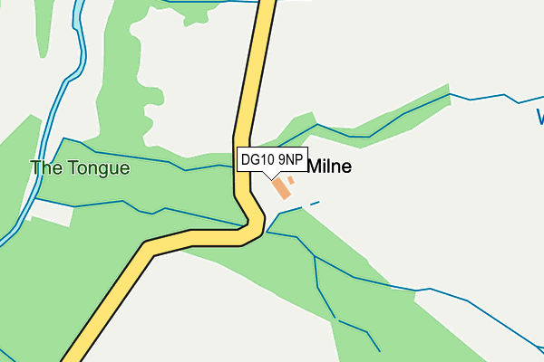 DG10 9NP map - OS OpenMap – Local (Ordnance Survey)