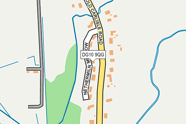DG10 9QG map - OS OpenMap – Local (Ordnance Survey)