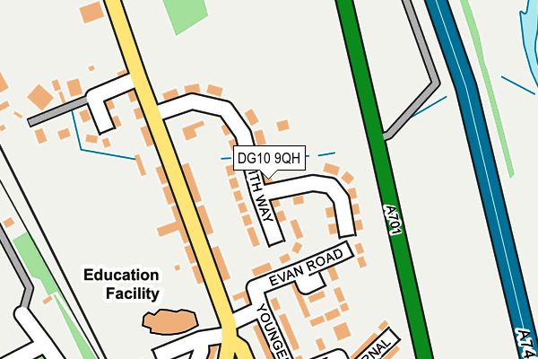 DG10 9QH map - OS OpenMap – Local (Ordnance Survey)