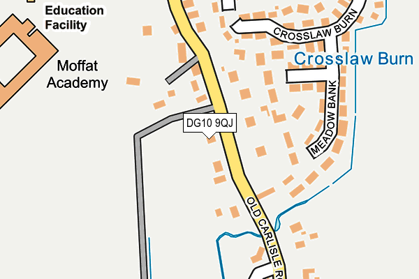 DG10 9QJ map - OS OpenMap – Local (Ordnance Survey)