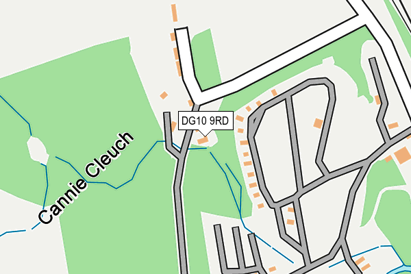 DG10 9RD map - OS OpenMap – Local (Ordnance Survey)