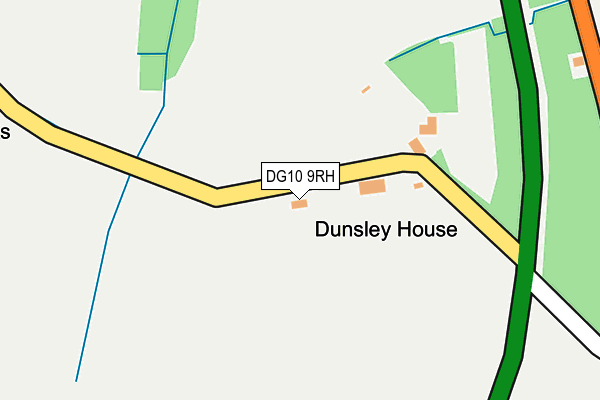 DG10 9RH map - OS OpenMap – Local (Ordnance Survey)