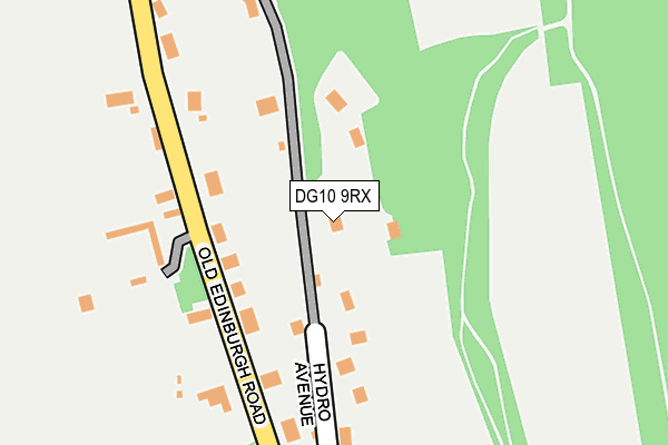 DG10 9RX map - OS OpenMap – Local (Ordnance Survey)