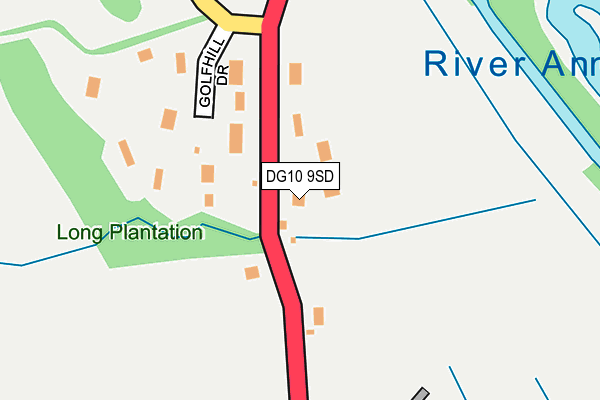 DG10 9SD map - OS OpenMap – Local (Ordnance Survey)