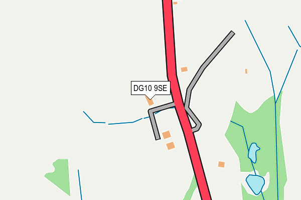DG10 9SE map - OS OpenMap – Local (Ordnance Survey)