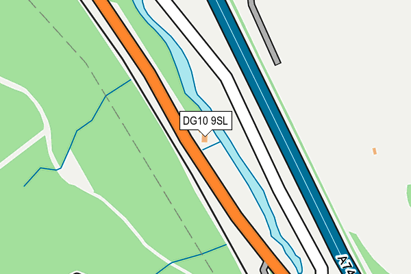 DG10 9SL map - OS OpenMap – Local (Ordnance Survey)