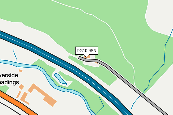 DG10 9SN map - OS OpenMap – Local (Ordnance Survey)