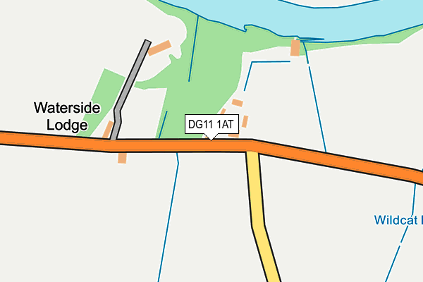 DG11 1AT map - OS OpenMap – Local (Ordnance Survey)