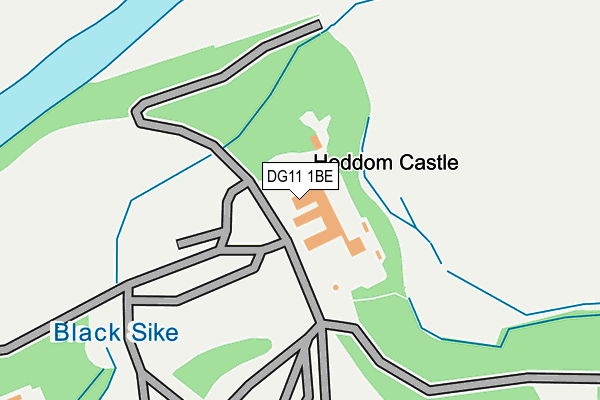 DG11 1BE map - OS OpenMap – Local (Ordnance Survey)