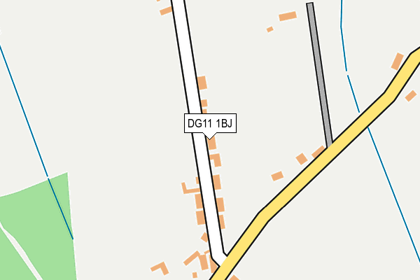 DG11 1BJ map - OS OpenMap – Local (Ordnance Survey)
