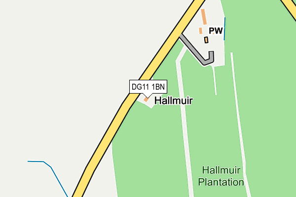 DG11 1BN map - OS OpenMap – Local (Ordnance Survey)