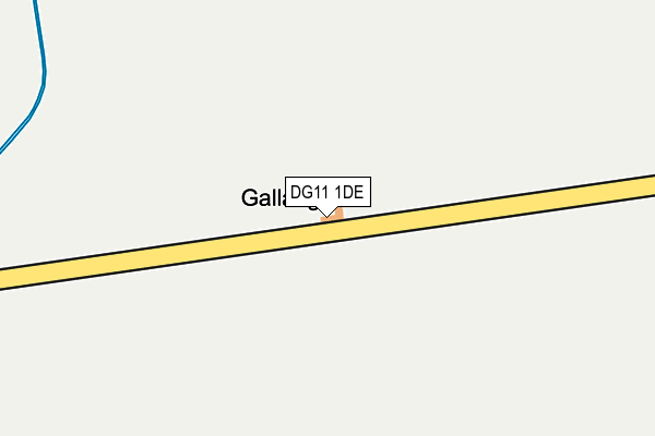 DG11 1DE map - OS OpenMap – Local (Ordnance Survey)
