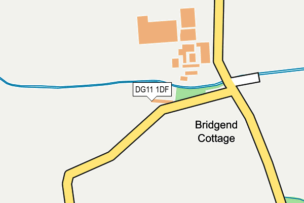 DG11 1DF map - OS OpenMap – Local (Ordnance Survey)