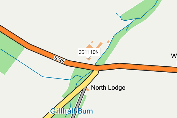 DG11 1DN map - OS OpenMap – Local (Ordnance Survey)