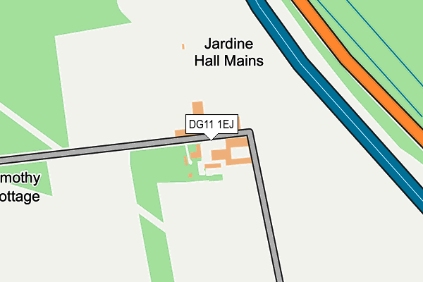 DG11 1EJ map - OS OpenMap – Local (Ordnance Survey)