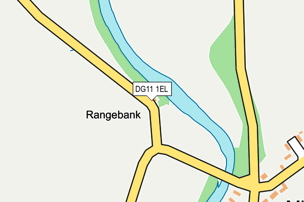 DG11 1EL map - OS OpenMap – Local (Ordnance Survey)
