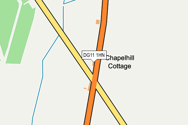 DG11 1HN map - OS OpenMap – Local (Ordnance Survey)