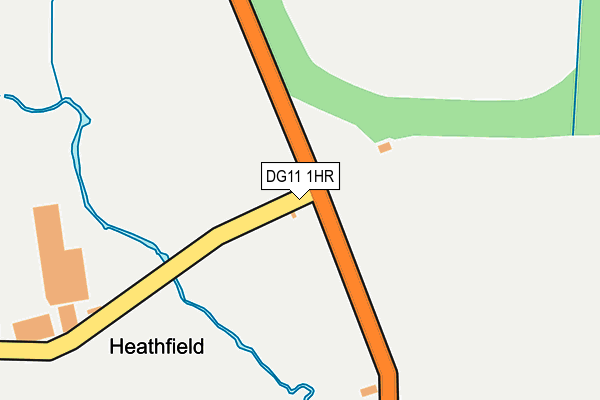 DG11 1HR map - OS OpenMap – Local (Ordnance Survey)