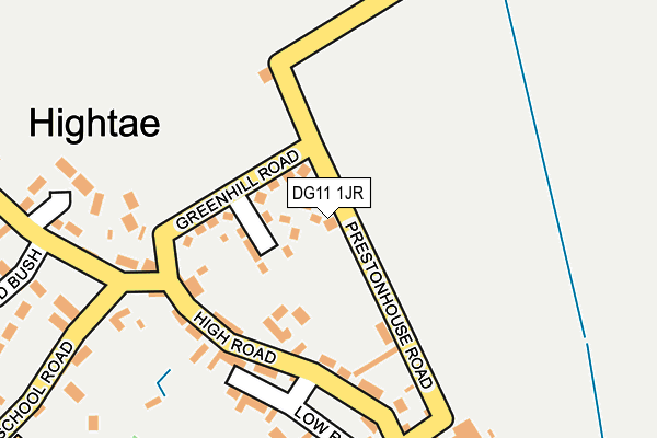 DG11 1JR map - OS OpenMap – Local (Ordnance Survey)