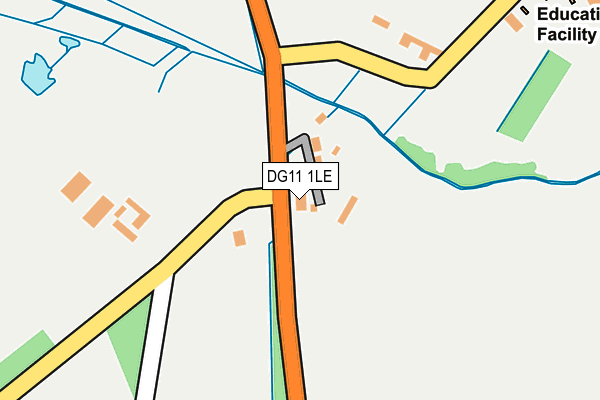 DG11 1LE map - OS OpenMap – Local (Ordnance Survey)
